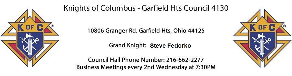 Knights of Columbus – Garfield Hts Council 4130